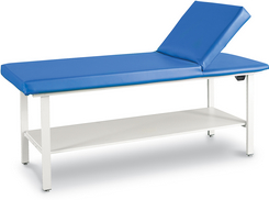 #857S Treatment Table w/Adjustable Back & Shelf